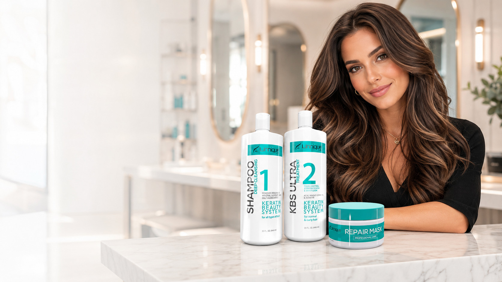 Linha Keratin — sistema profissional de queratina